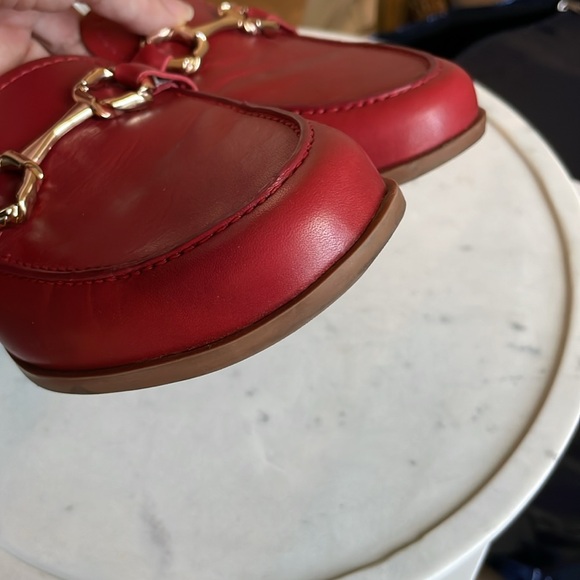 Naturalizer Women’s Loafer Shoes Size 10.5 Red Leather Preppy Classic Academia - Picture 4 of 8